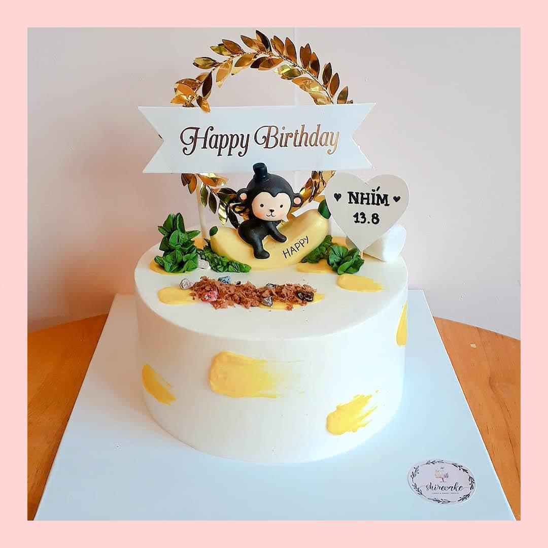 Bánh kem tuổi thân/con khỉ - Bánh sinh nhật trẻ em