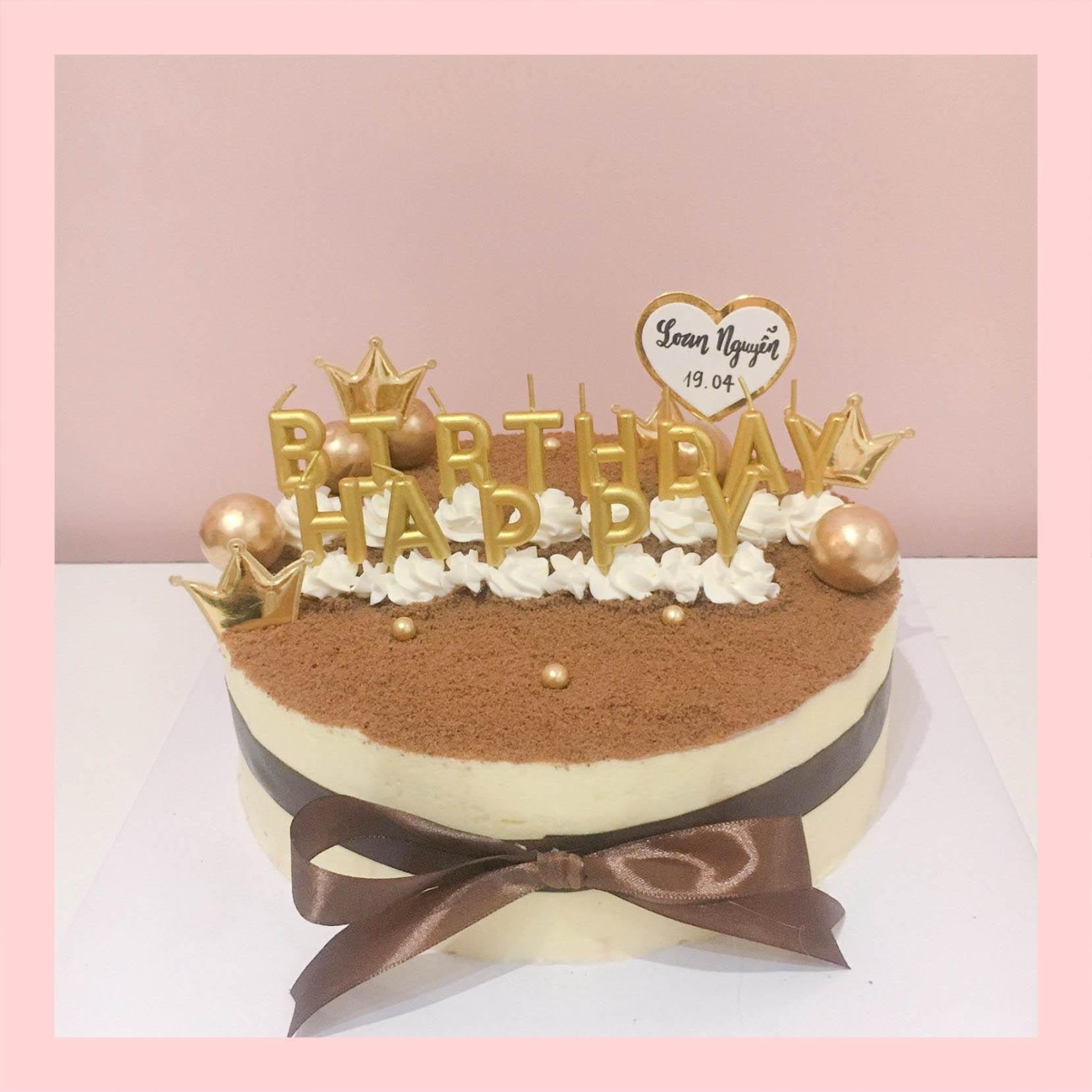 Tiramisu truyền thống tròn -  Bánh kem tiramisu dạng ổ