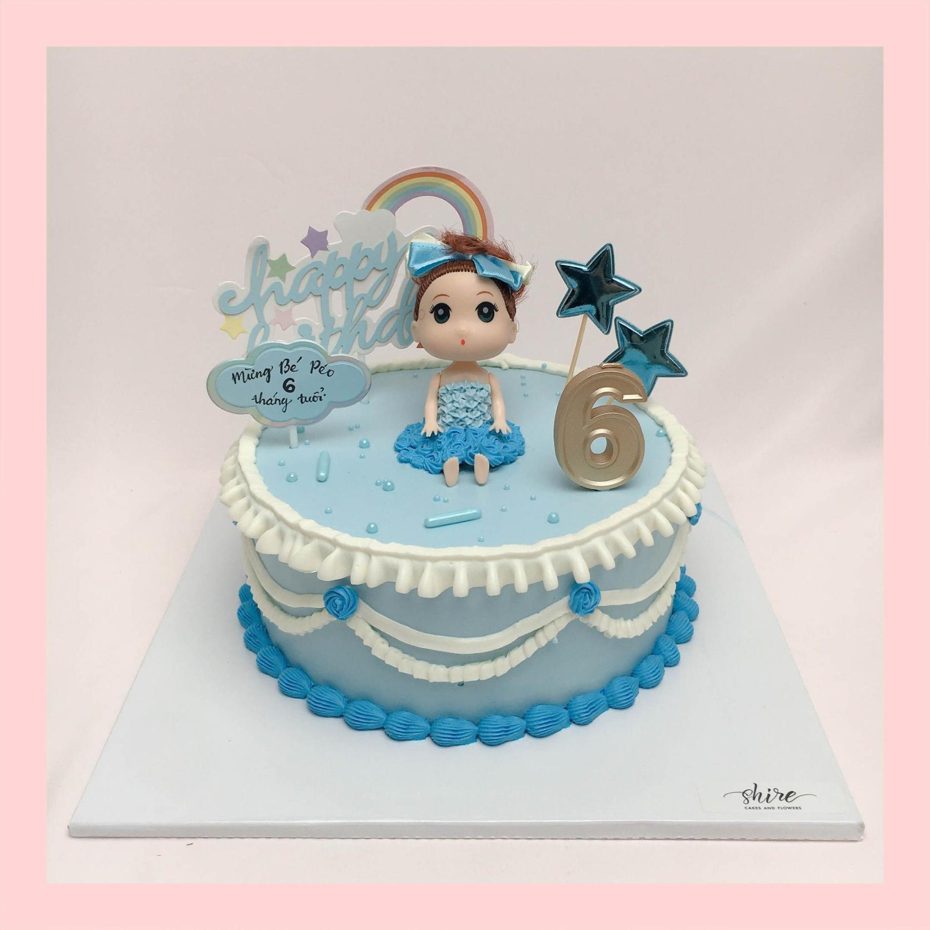 Bánh kem búp bê - Bánh sinh nhật bé gái