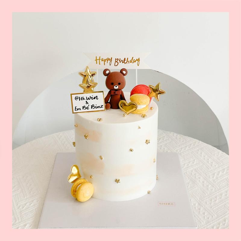 Bánh kem tạo hình con gấu/ con thỏ/ con rùa- Bánh kem fondant