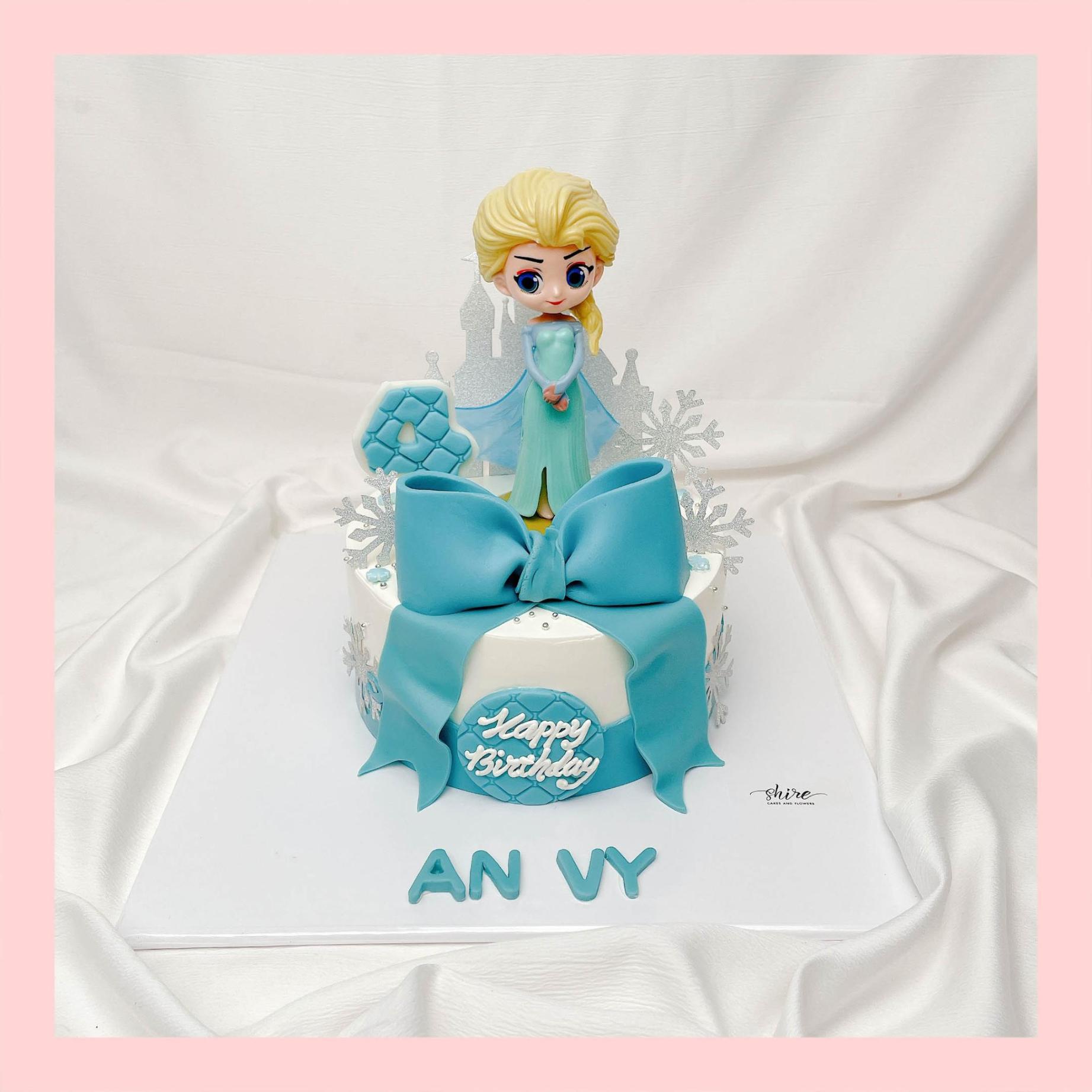 Bánh kem tạo hình nơ 3D xinh xắn cho bé gái - Bánh kem fondant