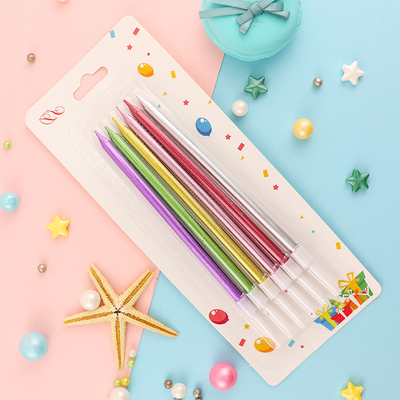 Nến sinh nhật nhũ dài cao cấp