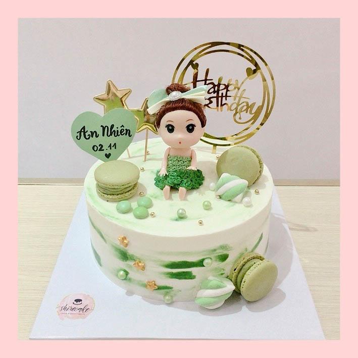 Bánh kem búp bê - Bánh sinh nhật bé gái
