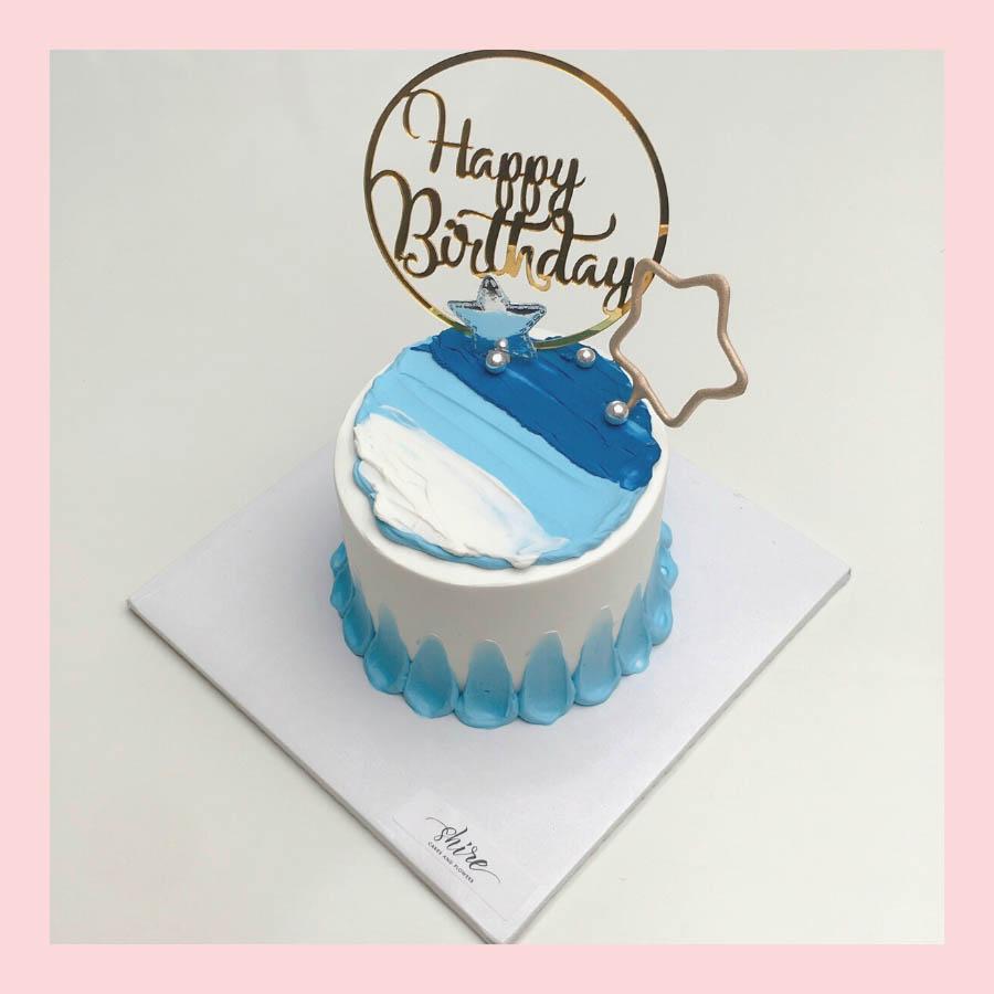 Bánh mini phụ kiện hiện đại - Bánh kem bơ mini 10-12cm