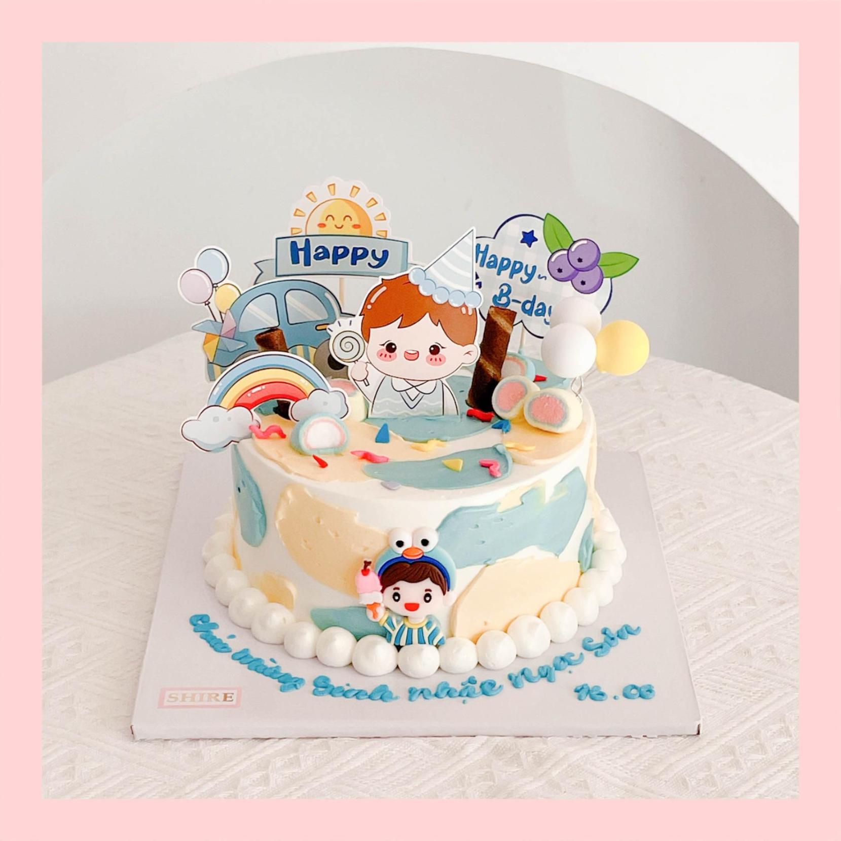 Bánh kem thôi nôi/ đầy tháng - Bánh sinh nhật trẻ em