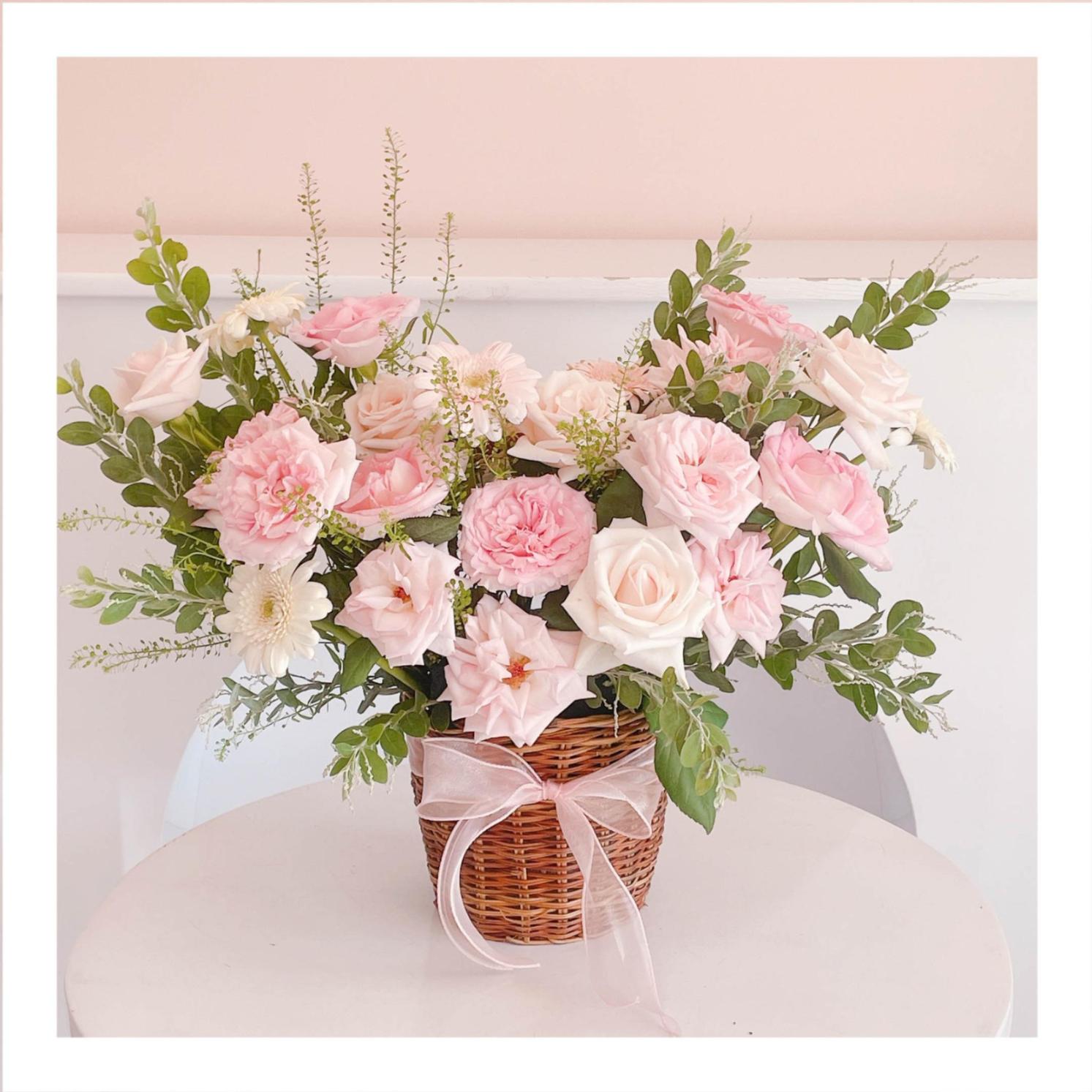 Giỏ hoa tươi mừng tân gia