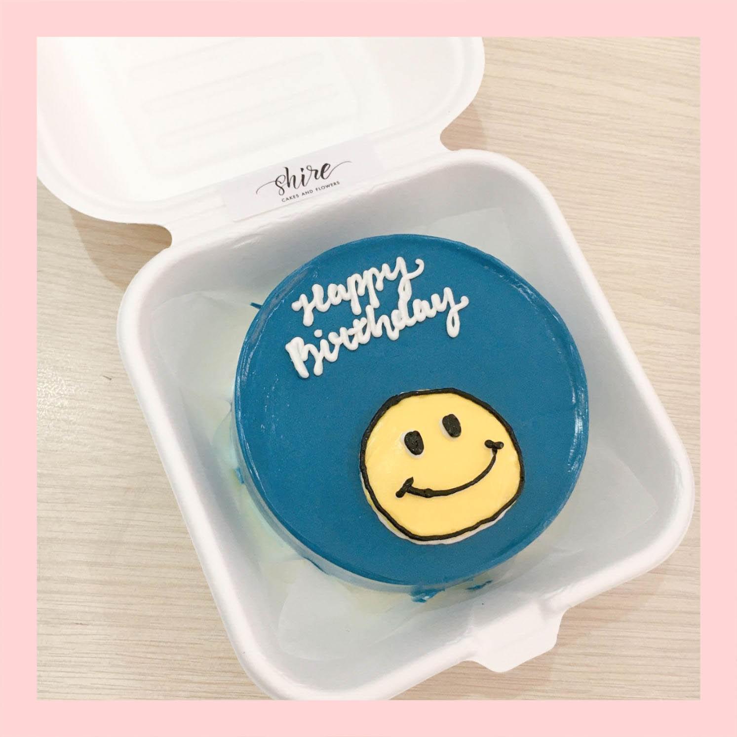 Mini Bento vẽ hình ngộ nghĩnh - Bánh kem bơ mini hộp bã mía