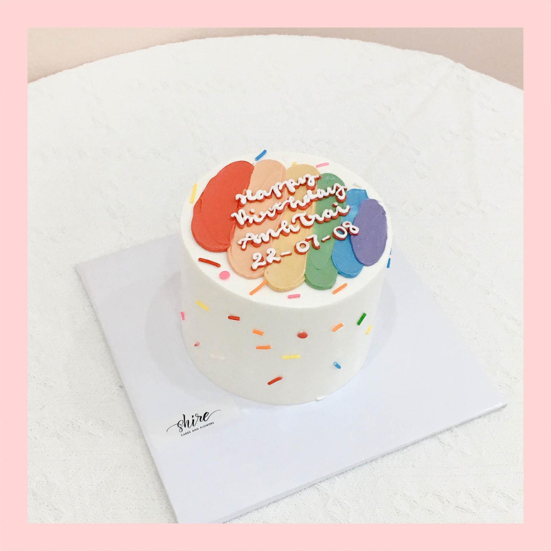 Bánh mini style Hàn Quốc -  Bánh kem bơ mini 10-12cm Korean style