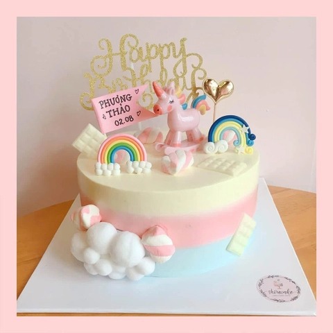 Bánh kem tuổi ngọ/con ngựa - Bánh sinh nhật trẻ em