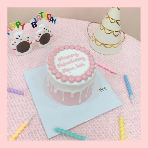 Bánh mini style Hàn Quốc -  Bánh kem bơ mini 10-12cm Korean style