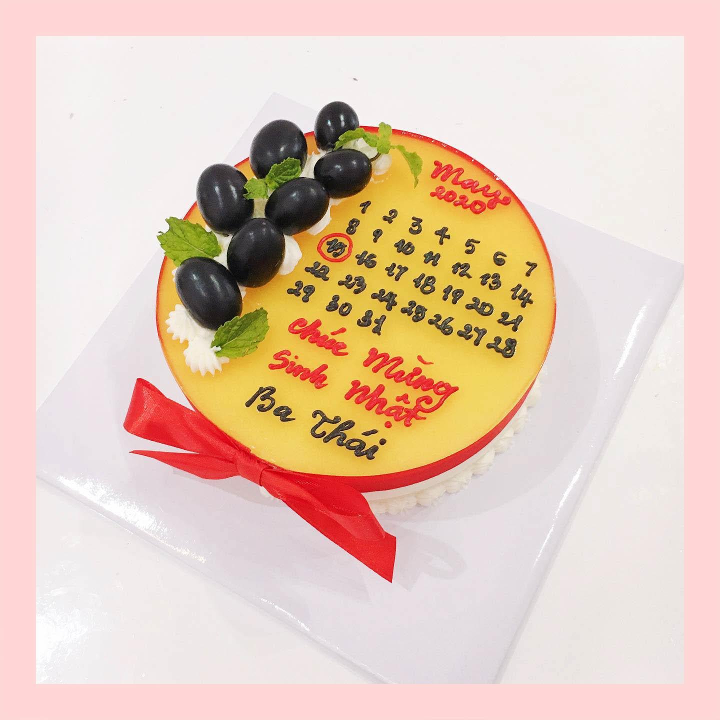 Mousse lạnh chanh dây - Bánh kem sinh nhật kiểu âu