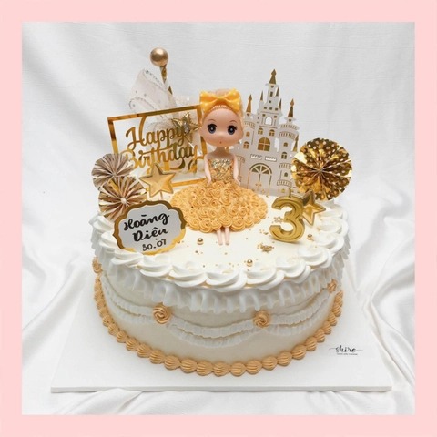 Bánh kem búp bê - Bánh sinh nhật bé gái