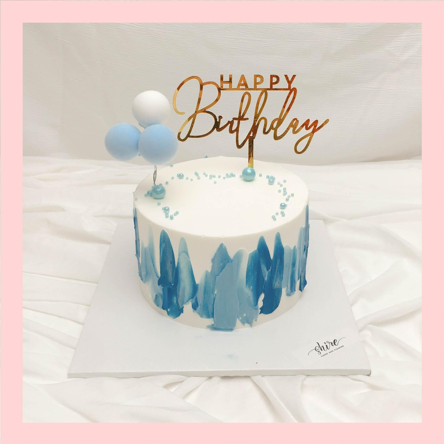 Bánh mini phụ kiện hiện đại - Bánh kem bơ mini 10-12cm