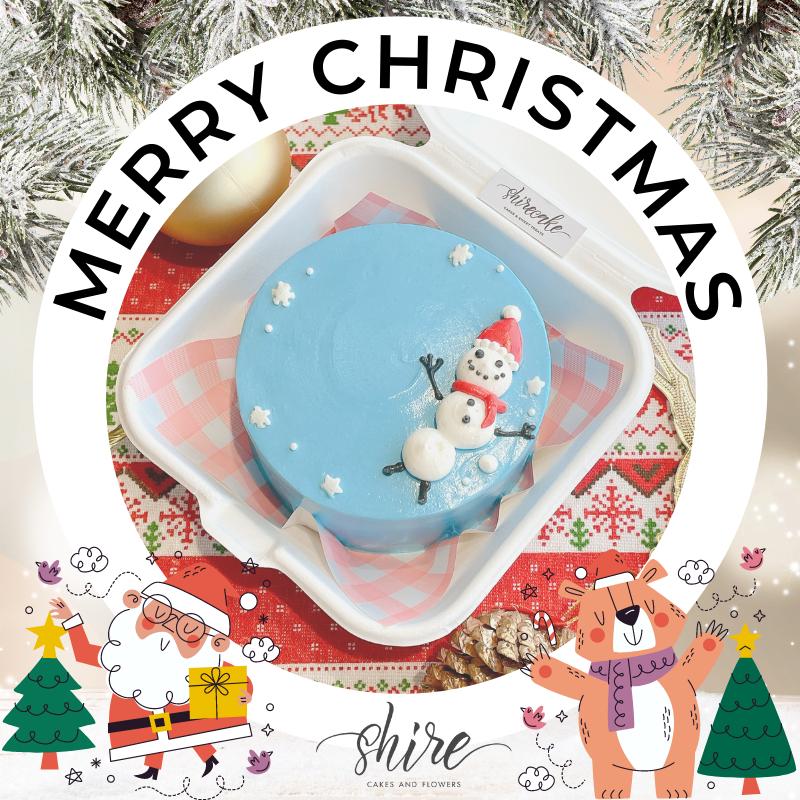 Mini Bento Giáng Sinh 2022 - Bánh kem bơ mini bento hộp bã mía