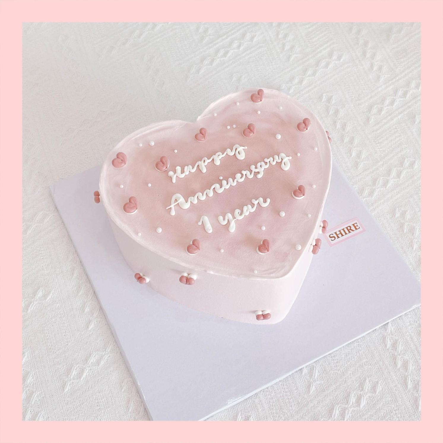 Bánh kem hình trái tim