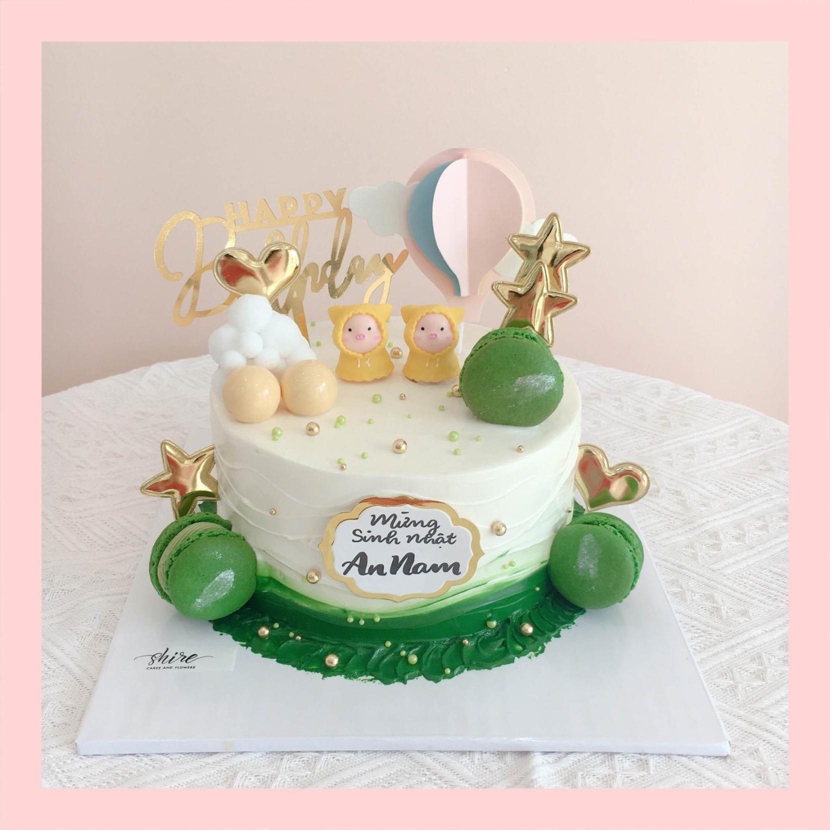 Bánh kem tuổi hợi/con heo - Bánh sinh nhật trẻ em