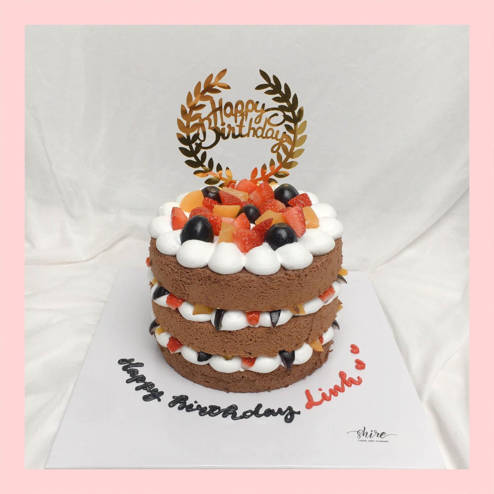 Bánh kem trang trí trái cây - Bánh kem sinh nhật