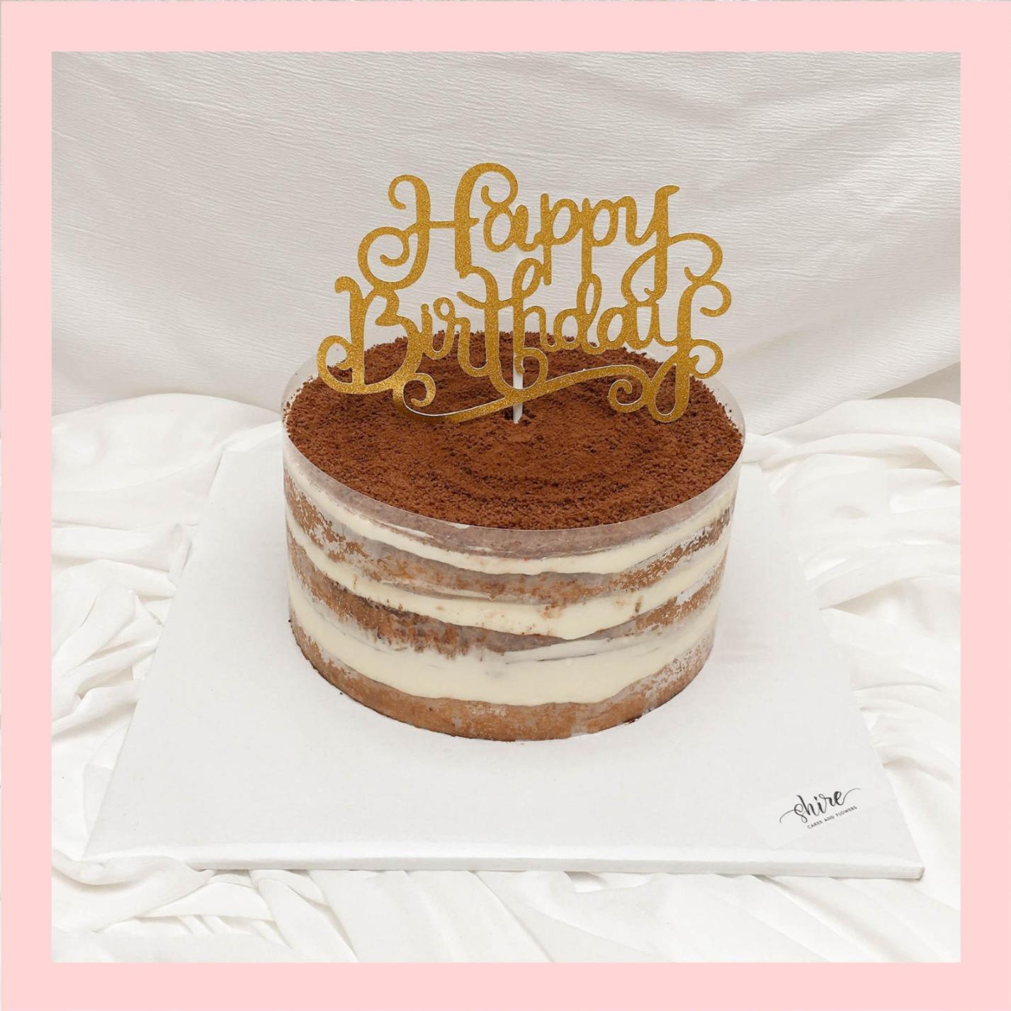 Tiramisu truyền thống tròn -  Bánh kem tiramisu dạng ổ