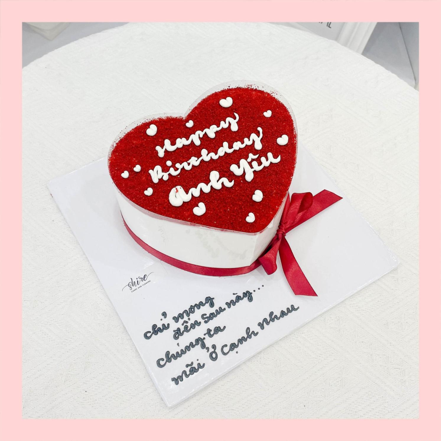 Bánh kem hình trái tim