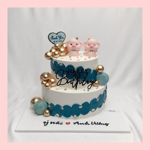 Bánh kem tuổi hợi/con heo - Bánh sinh nhật trẻ em