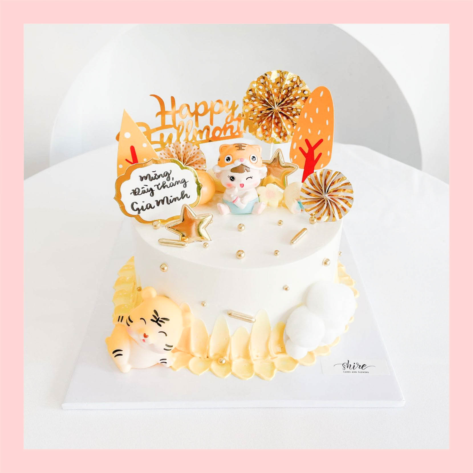 Bánh kem tuổi dần/con cọp - Bánh sinh nhật trẻ em