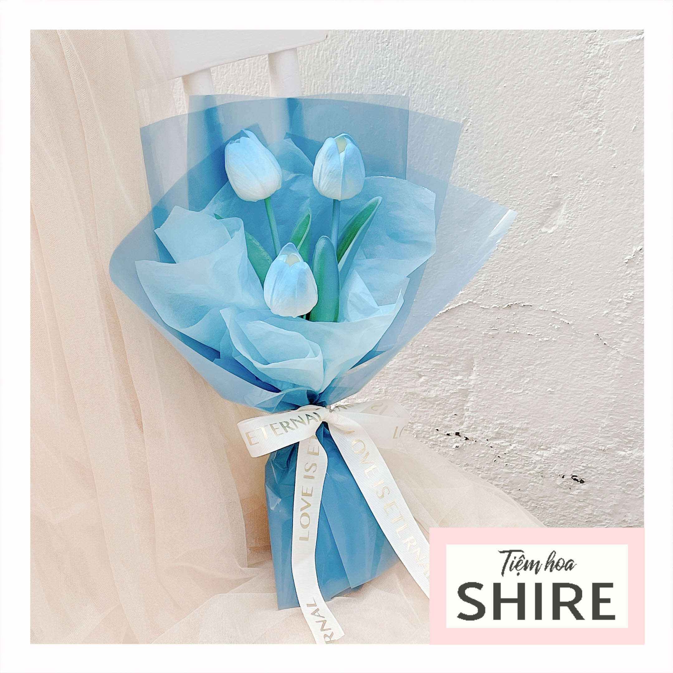 Hoa tulip PU dạng bó