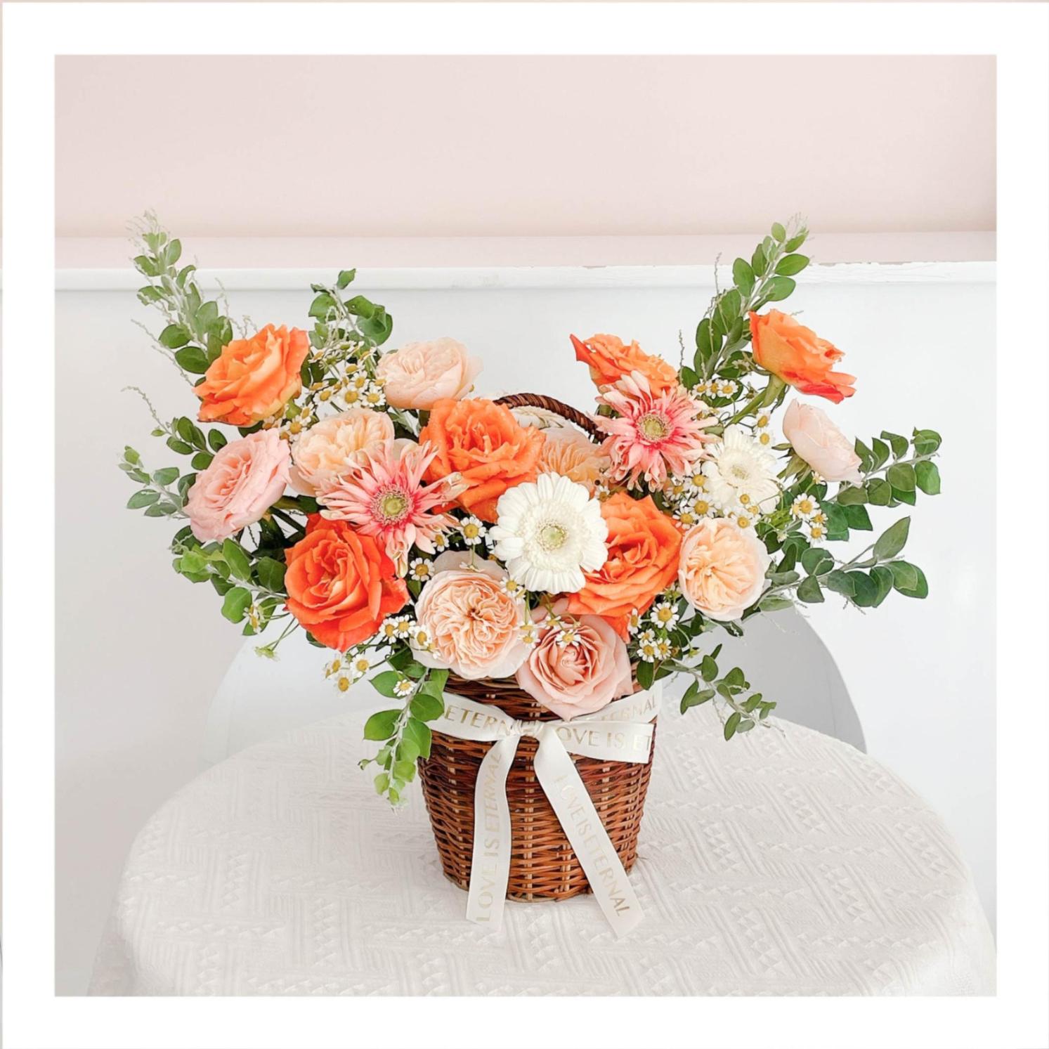 Giỏ hoa tươi mừng khai trương