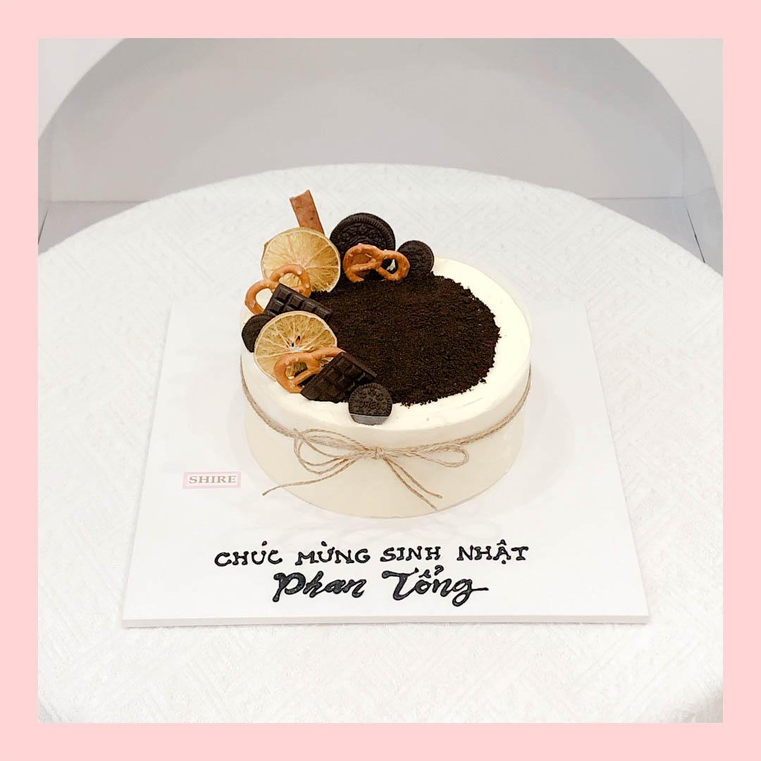 Tiramisu truyền thống tròn -  Bánh kem tiramisu dạng ổ