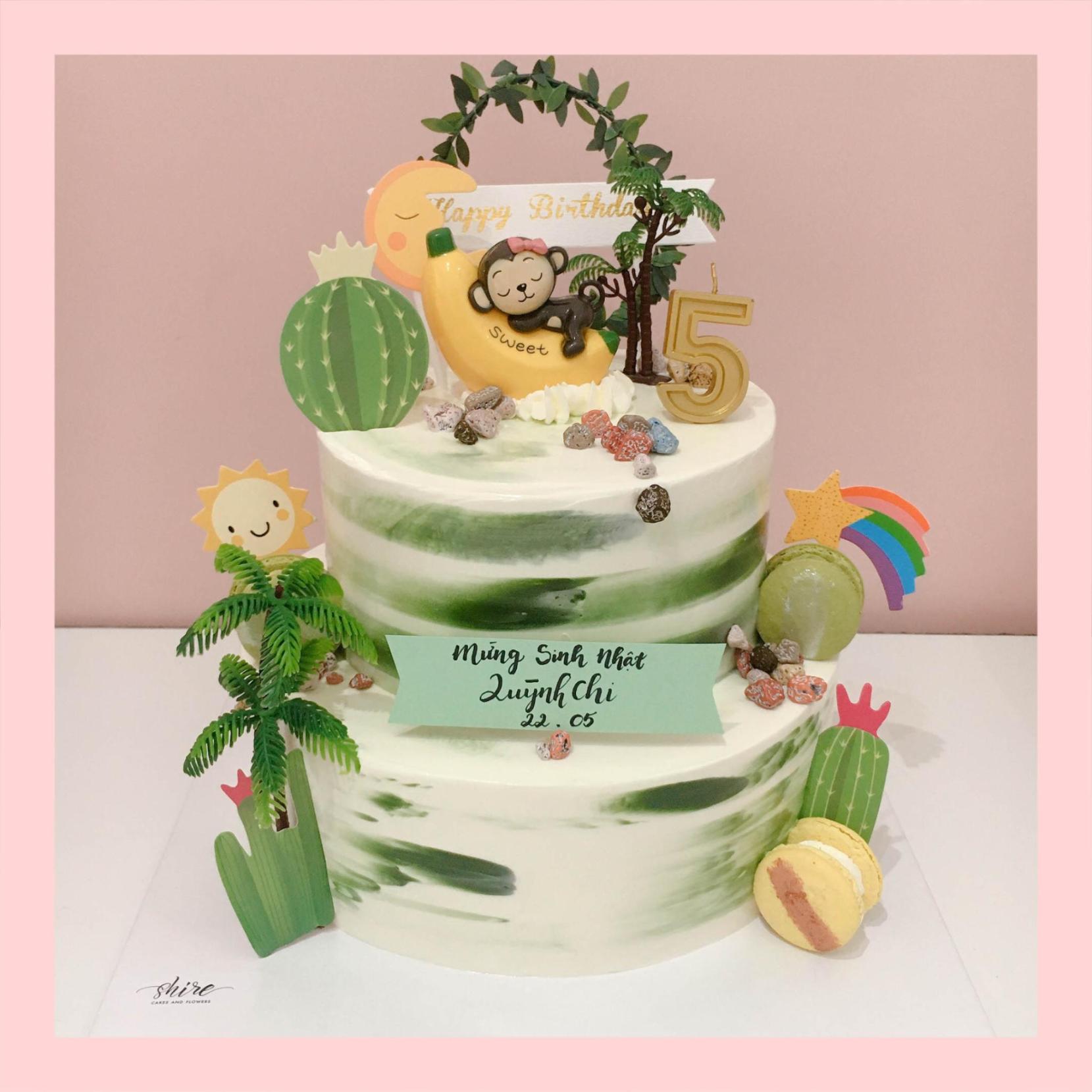 Bánh kem tuổi thân/con khỉ - Bánh sinh nhật trẻ em