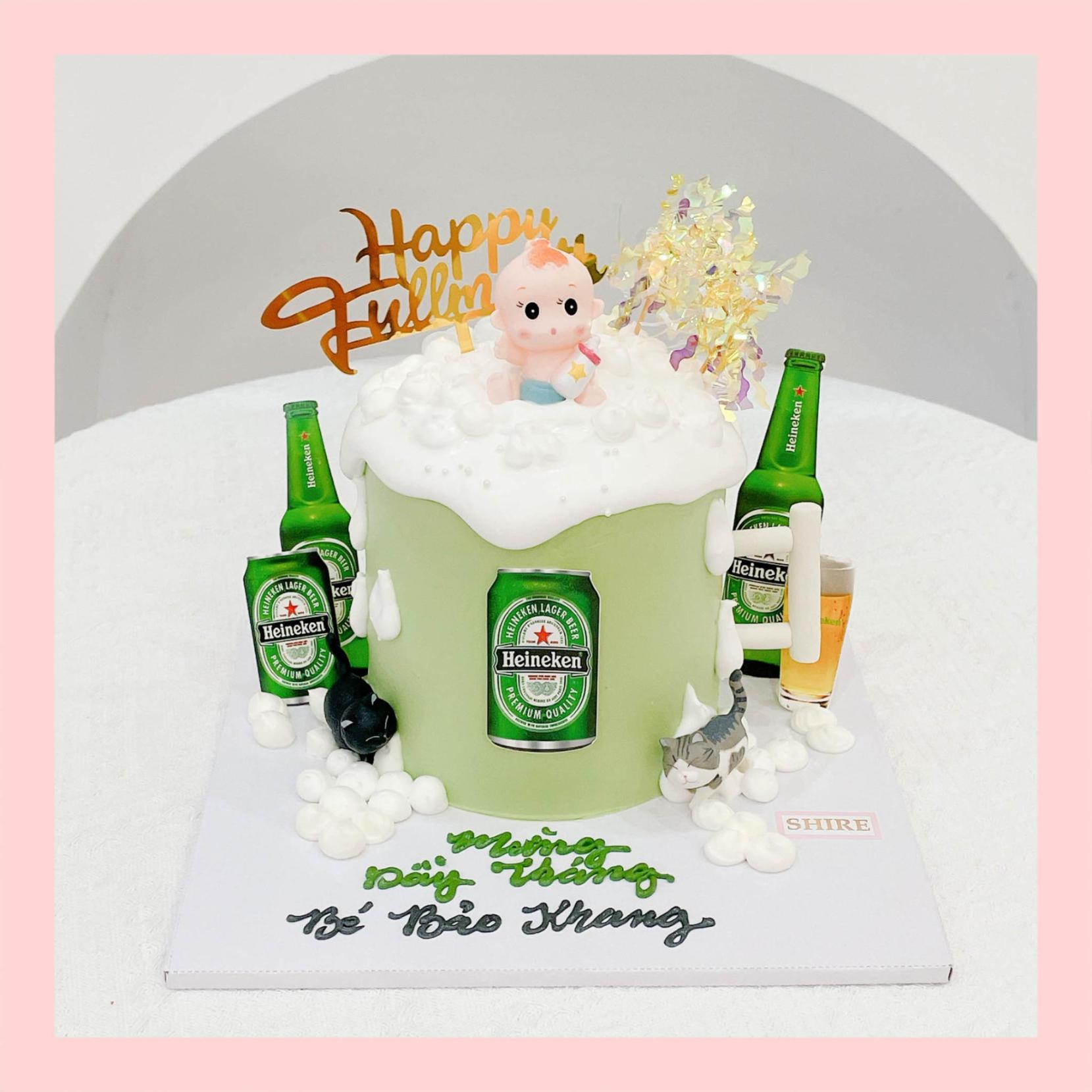 Bánh kem thôi nôi/ đầy tháng - Bánh sinh nhật trẻ em