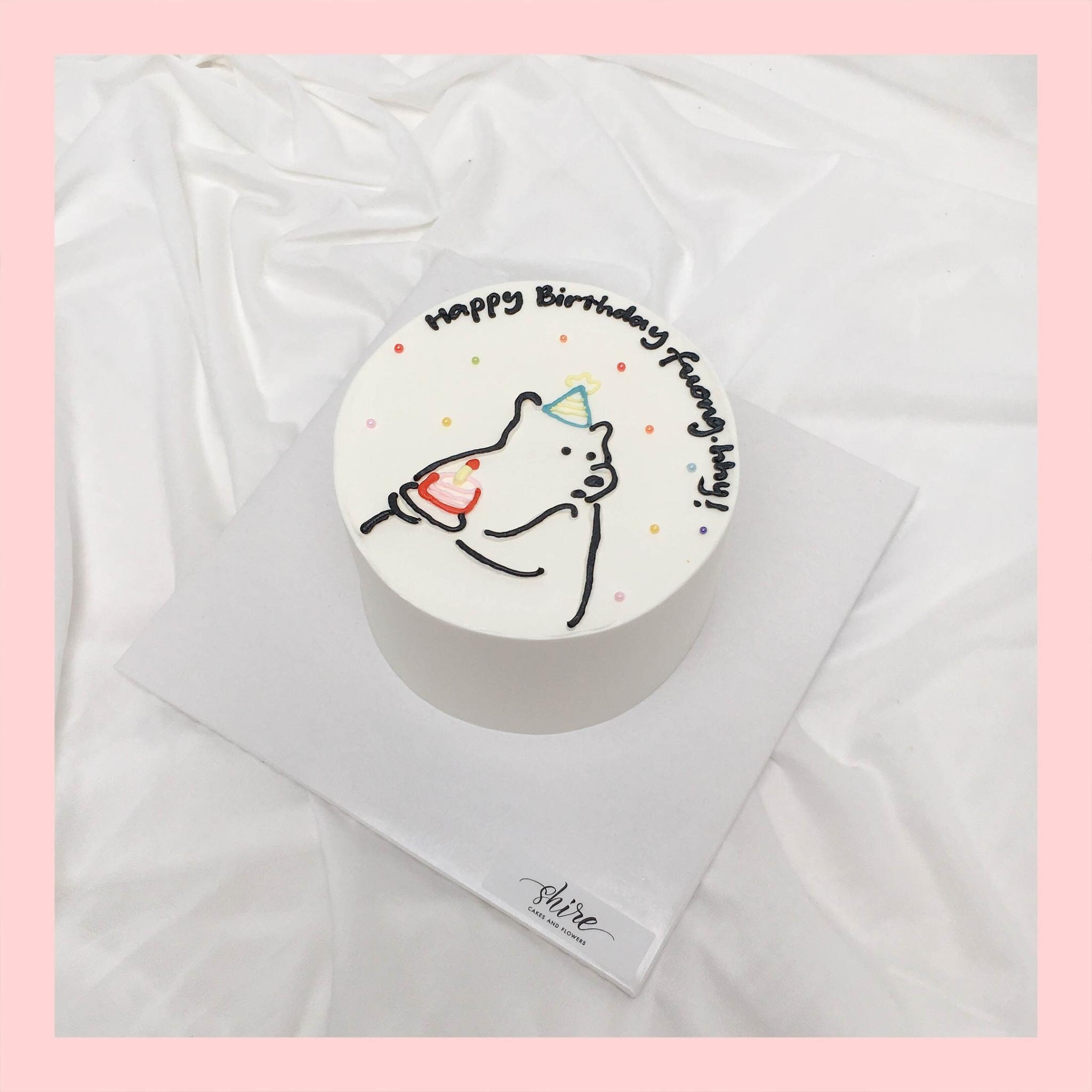 Bánh mini hình thú cute cho bé  - Bánh kem bơ mini 10-12cm