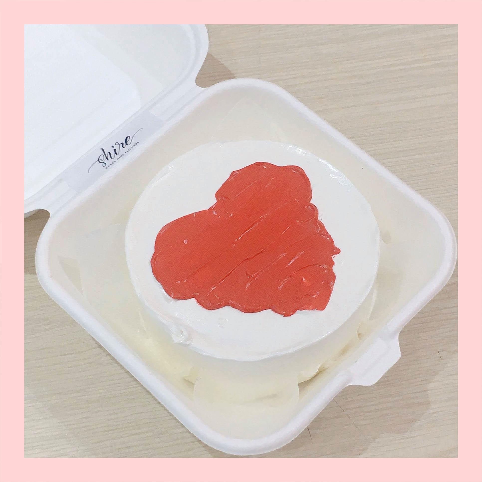 Mini Bento tình yêu - Bánh kem bơ mini hộp bã mía