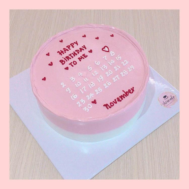 Bánh kem vẽ lịch - Bánh kem sinh nhật