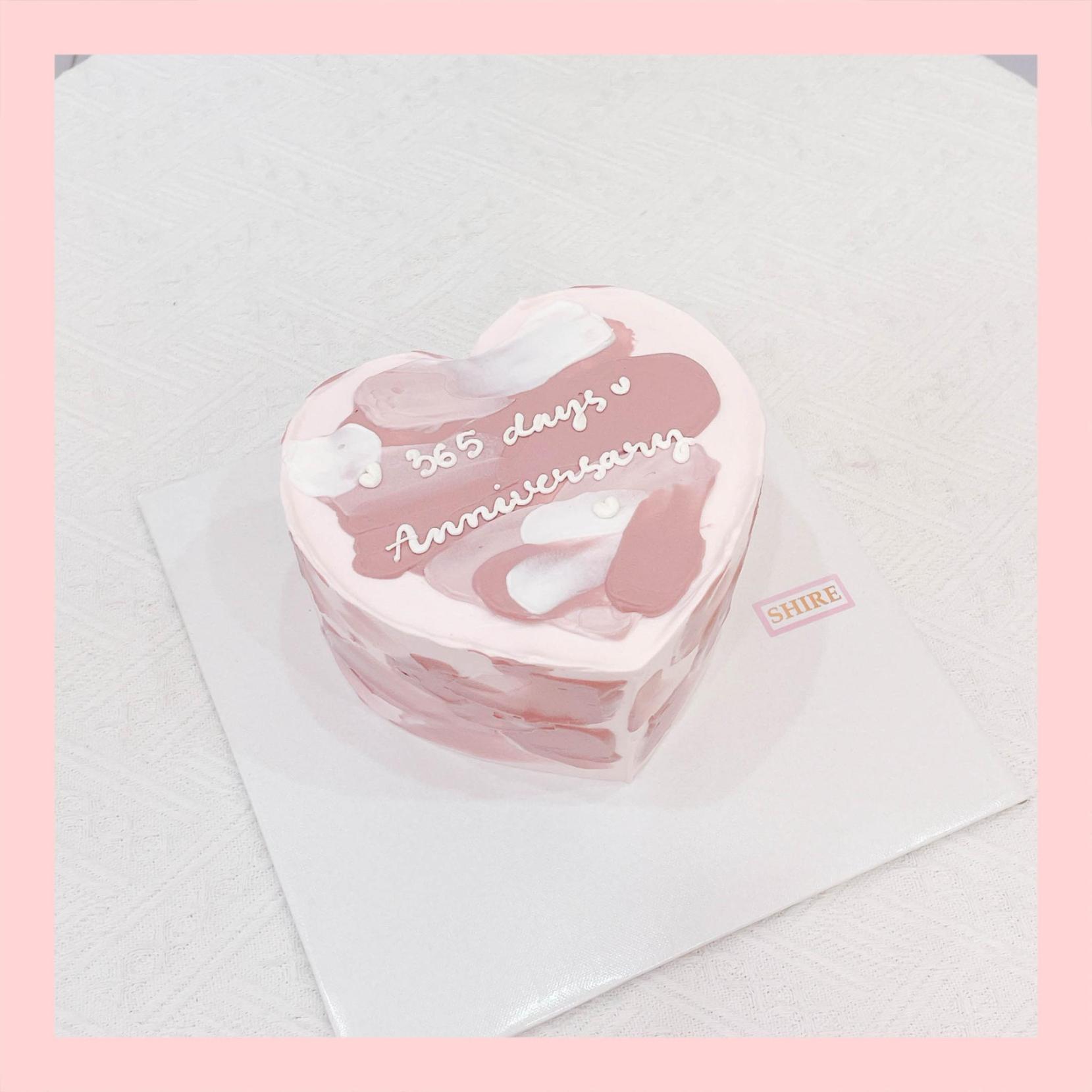 Bánh kem hình trái tim