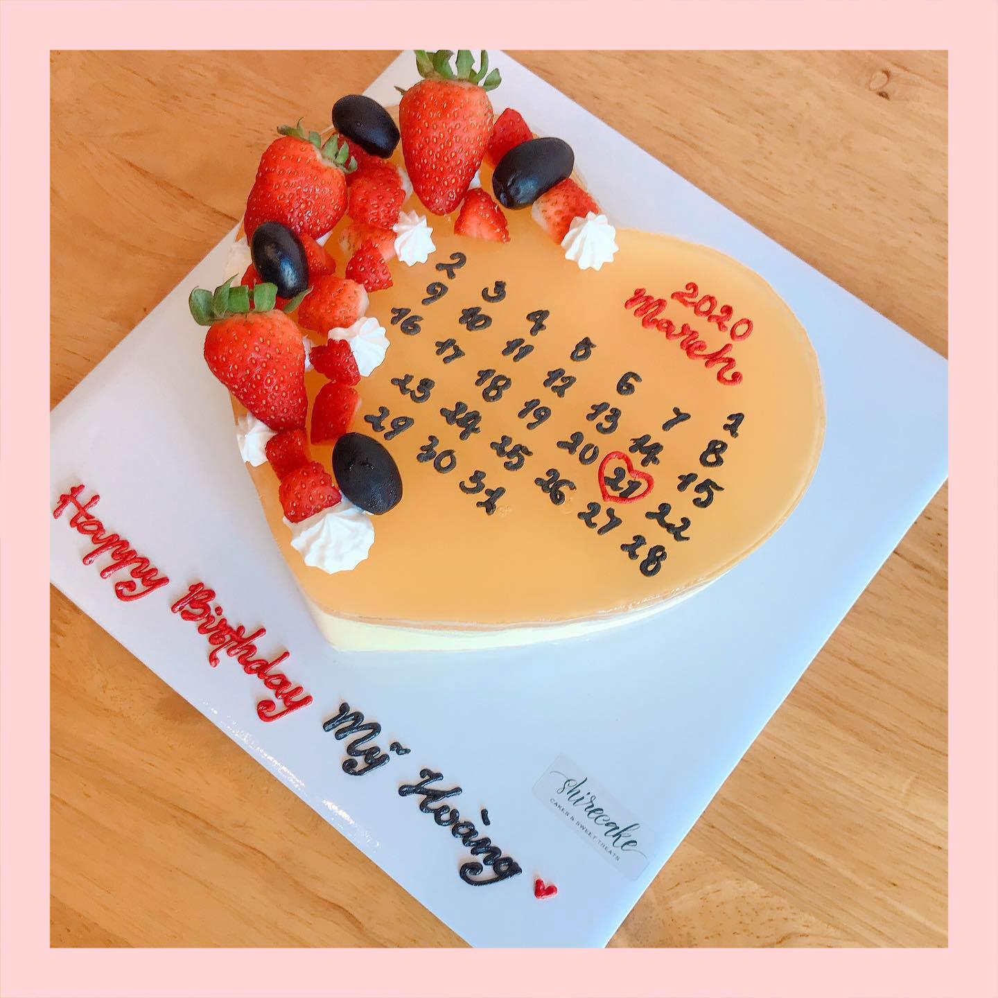 Mousse lạnh chanh dây - Bánh kem sinh nhật kiểu âu