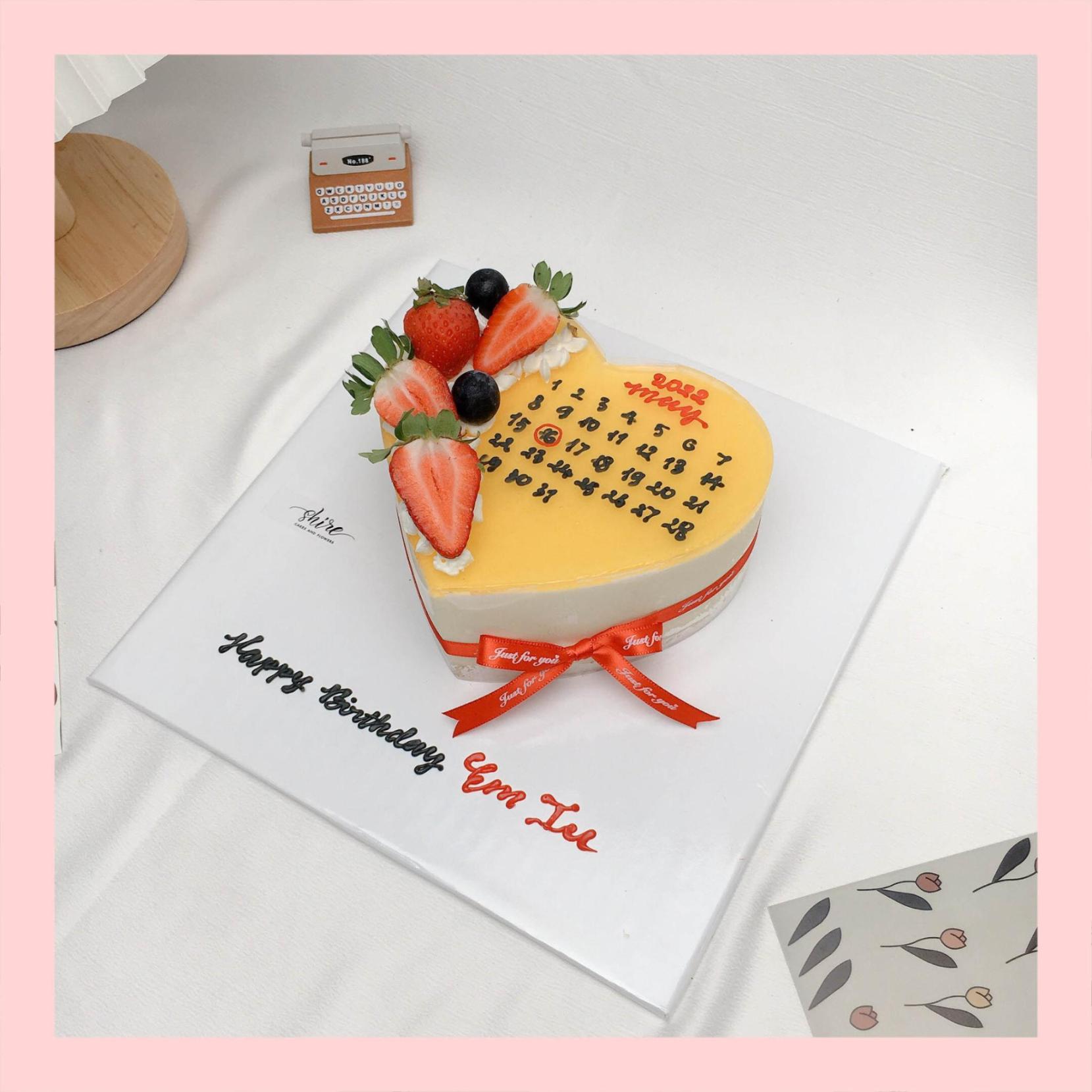 Mousse lạnh chanh dây - Bánh kem sinh nhật kiểu âu