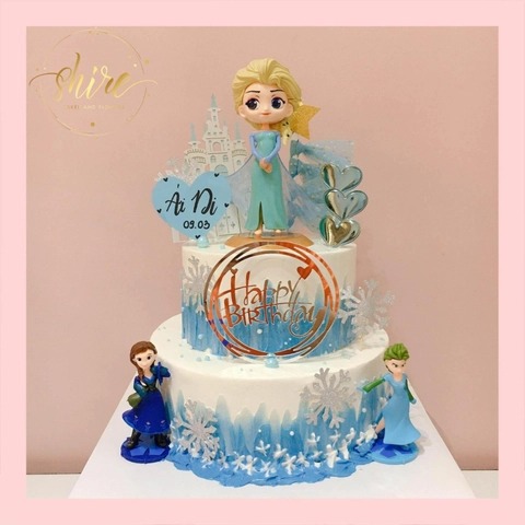Bánh kem nữ hoàng băng giá Elsa - Bánh sinh nhật công chúa Disney