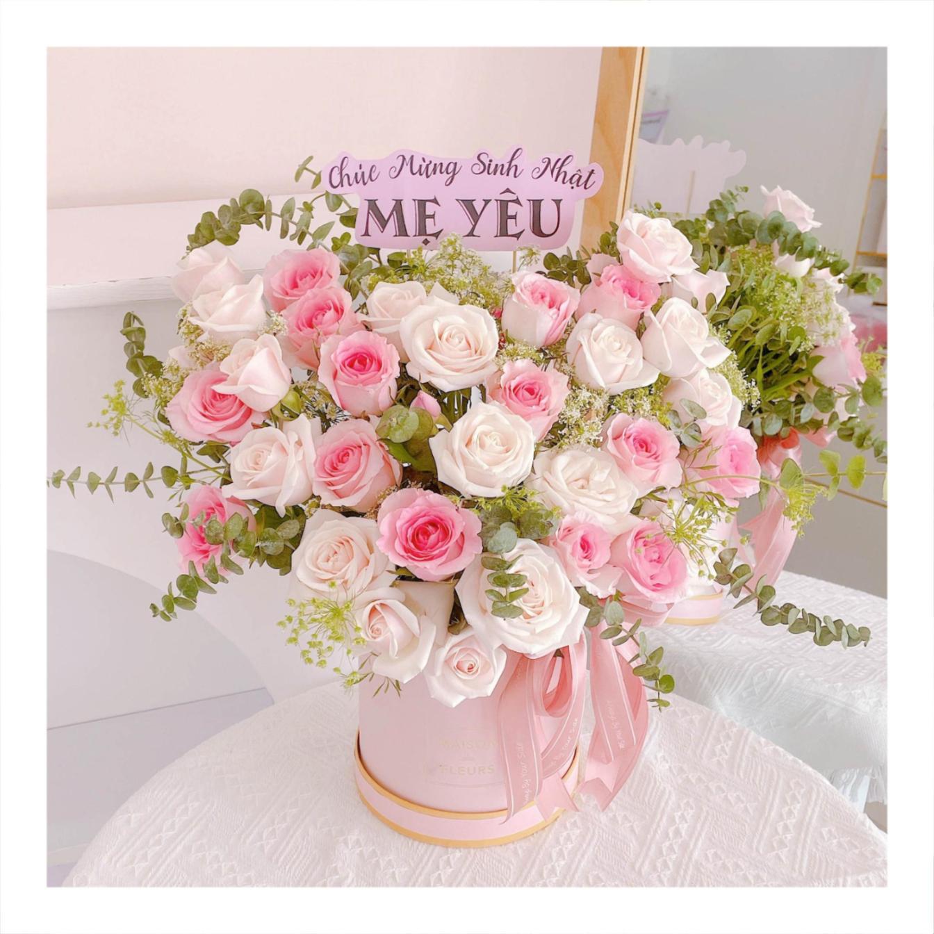 Giỏ hoa tươi mừng khai trương