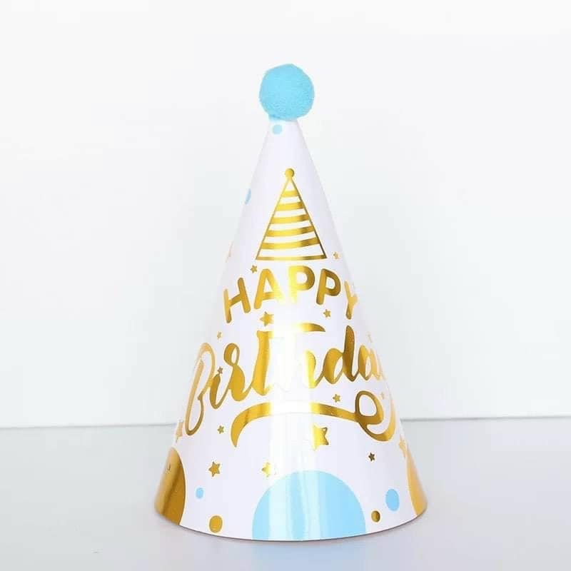 Mũ (Nón) sinh nhật giấy bóng Hàn Quốc