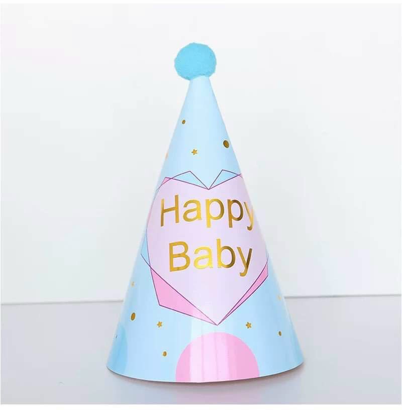 Mũ (Nón) sinh nhật giấy bóng Hàn Quốc