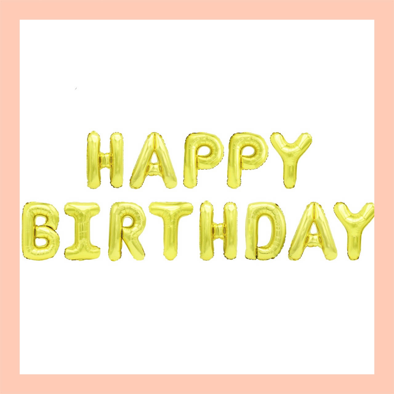 Phao chữ Happy Birthday