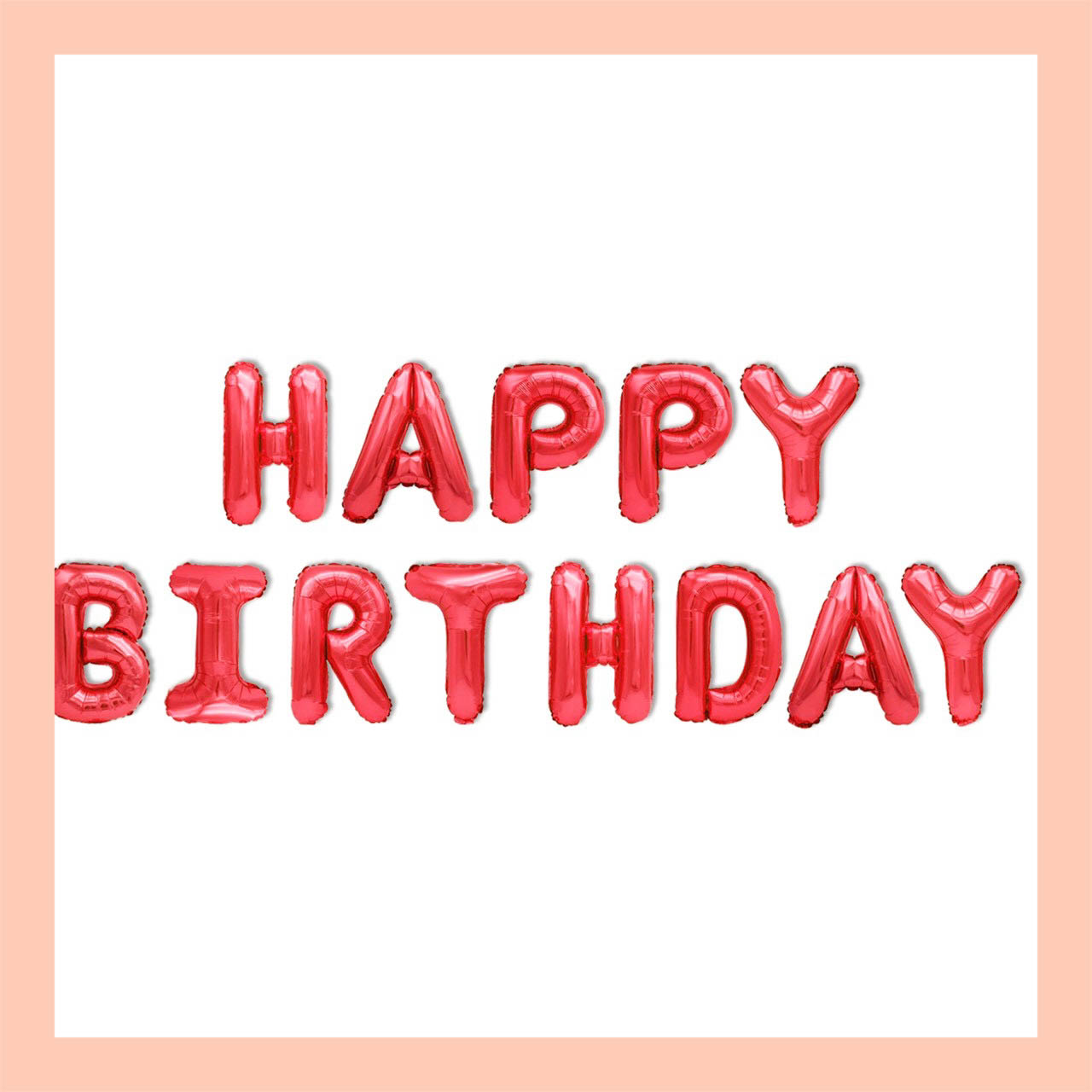 Phao chữ Happy Birthday