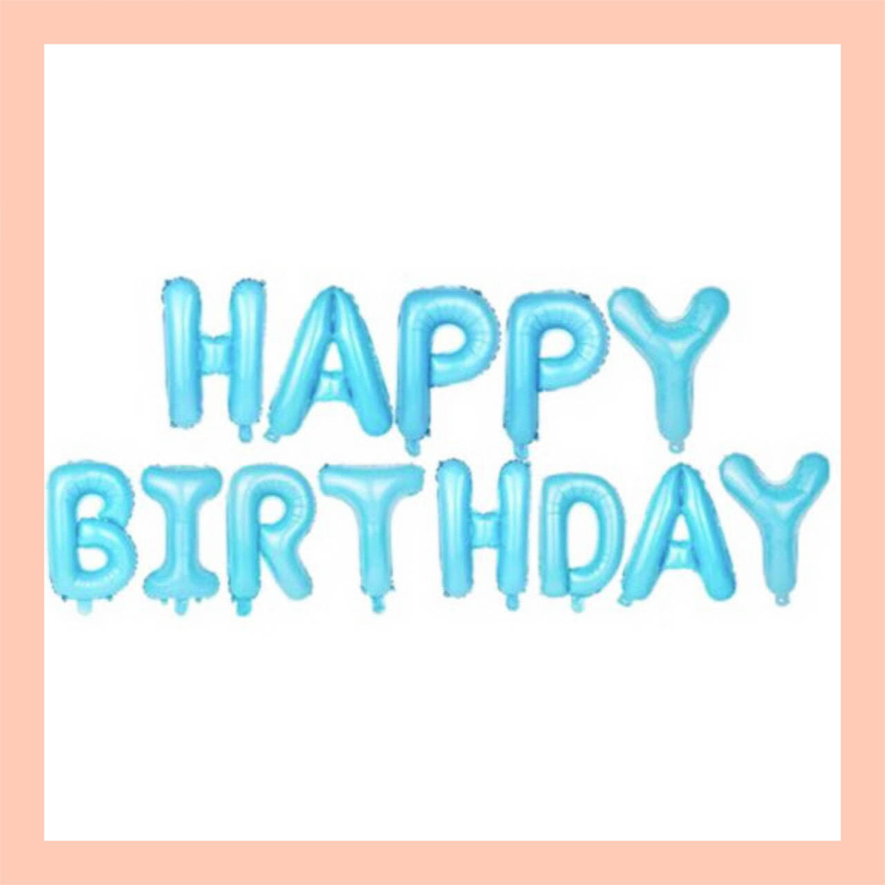 Phao chữ Happy Birthday