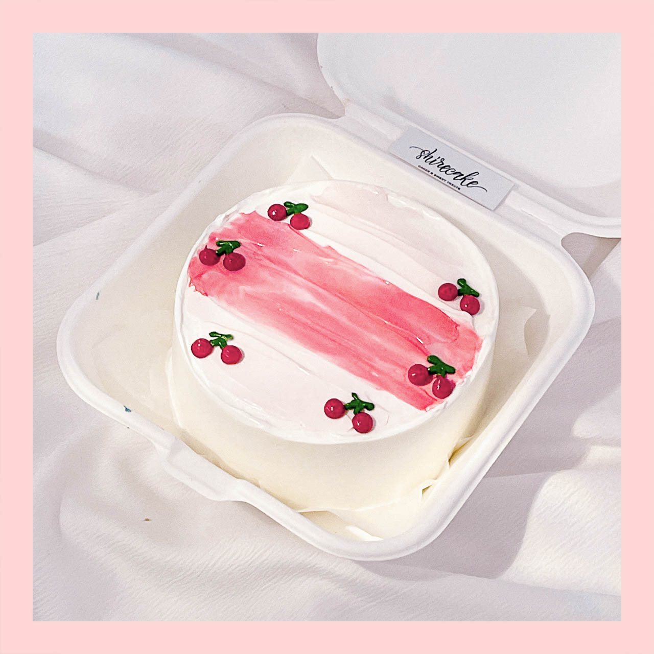 Mini Bento trái cây khác - Bánh kem bơ mini hộp bã mía