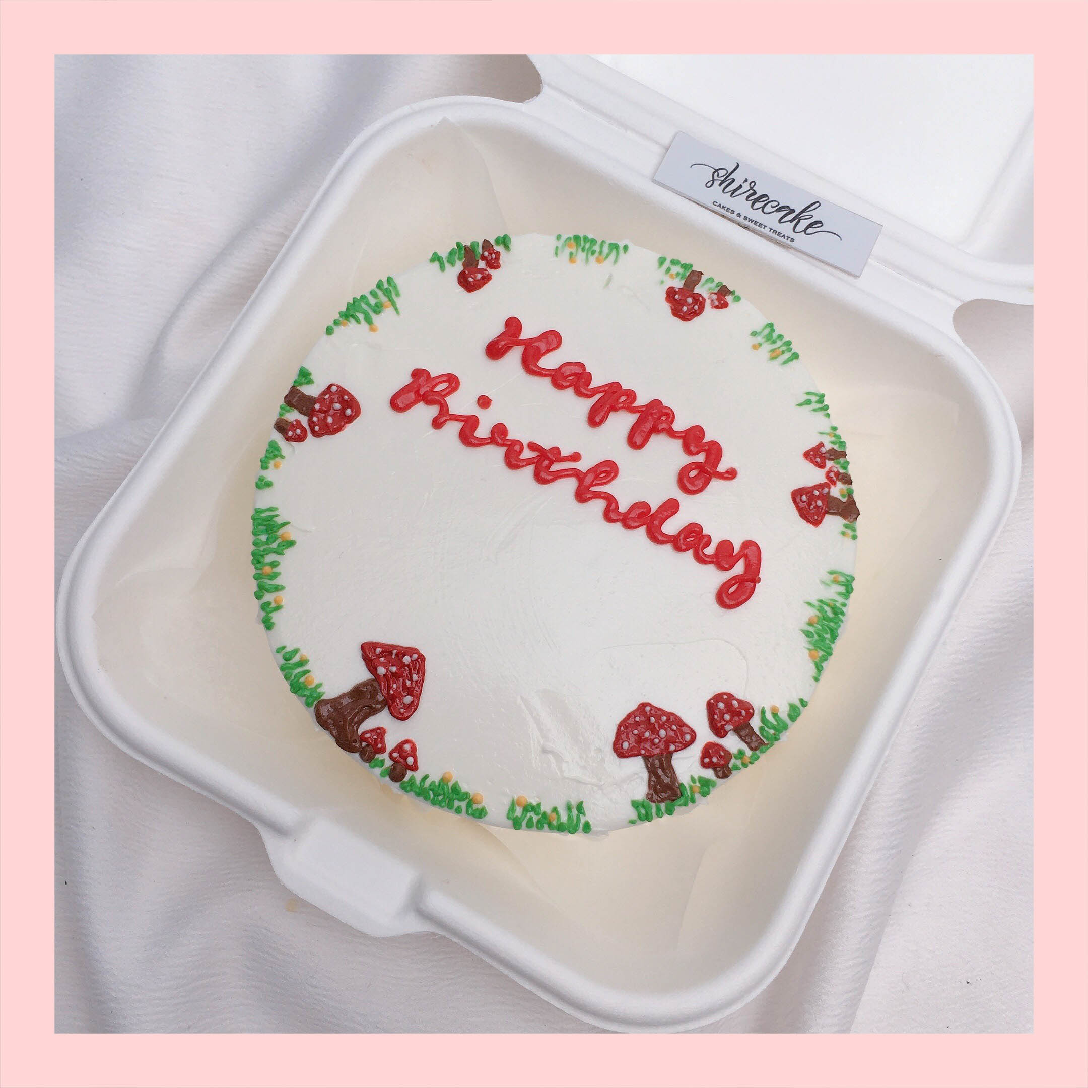 Mini Bento nhiều chủ đề - Bánh kem bơ mini hộp bã mía