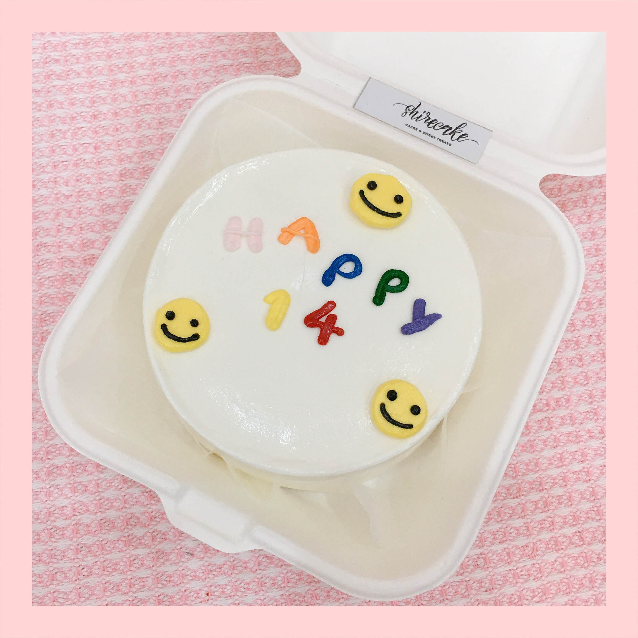 Mini Bento nhiều chủ đề - Bánh kem bơ mini hộp bã mía