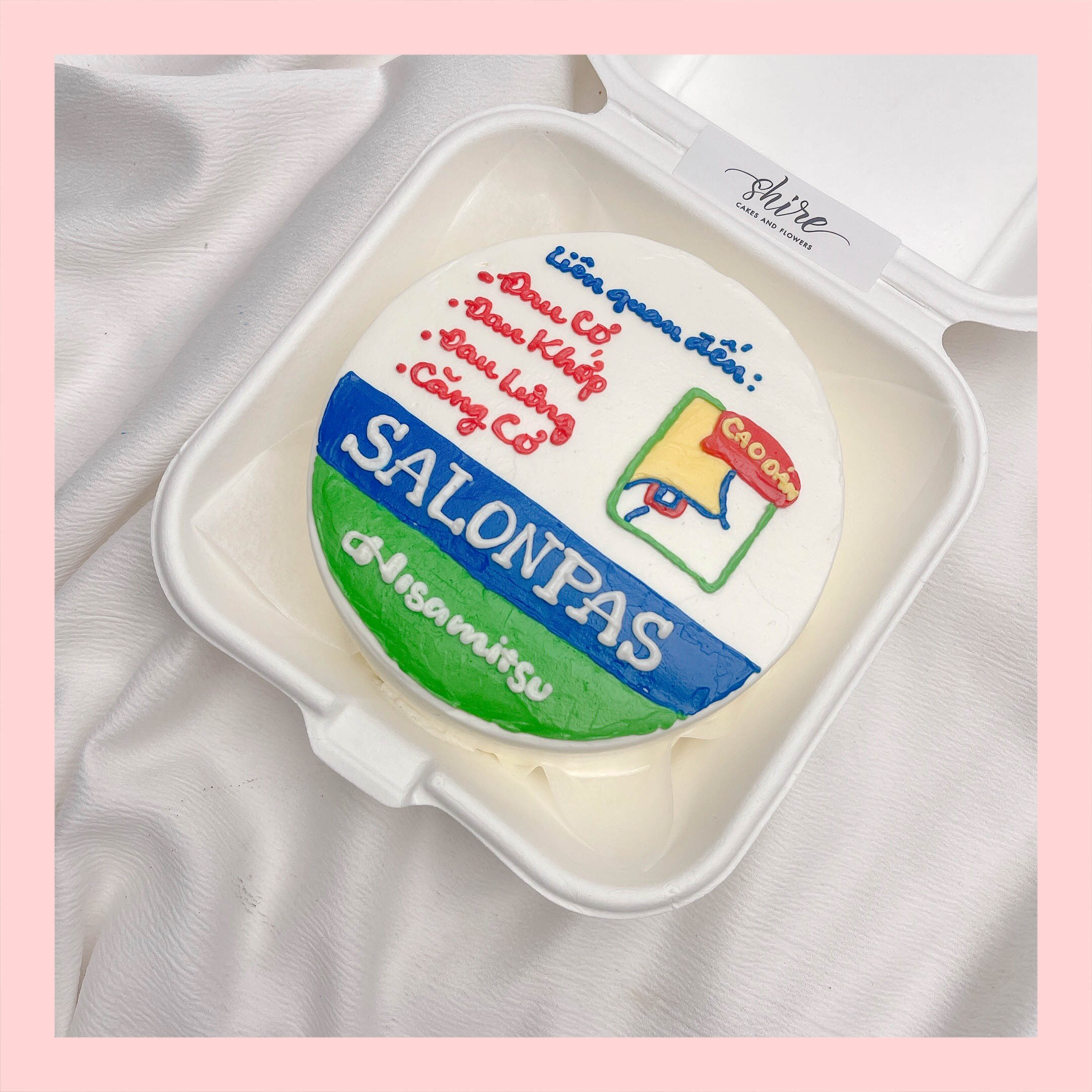 Mini Bento nhiều chủ đề - Bánh kem bơ mini hộp bã mía