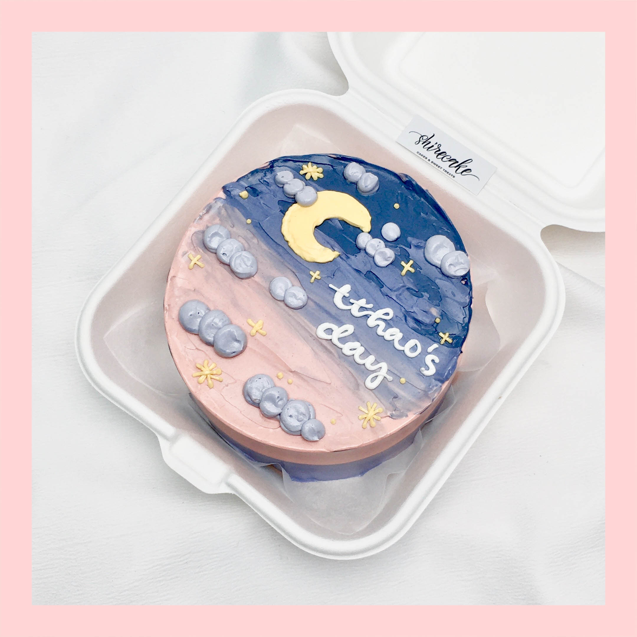 Mini Bento nhiều chủ đề - Bánh kem bơ mini hộp bã mía