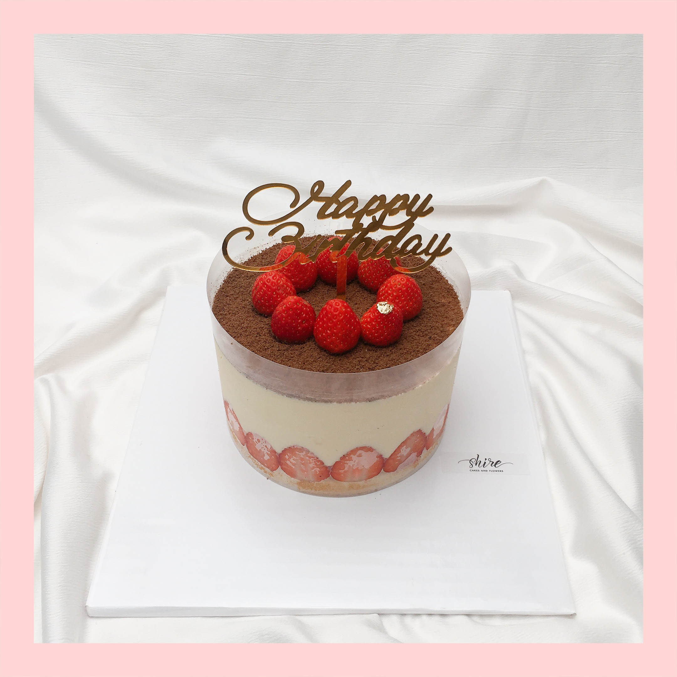 Tiramisu cỡ nhỏ 12-14cm - Bánh kem tiramisu dạng ổ