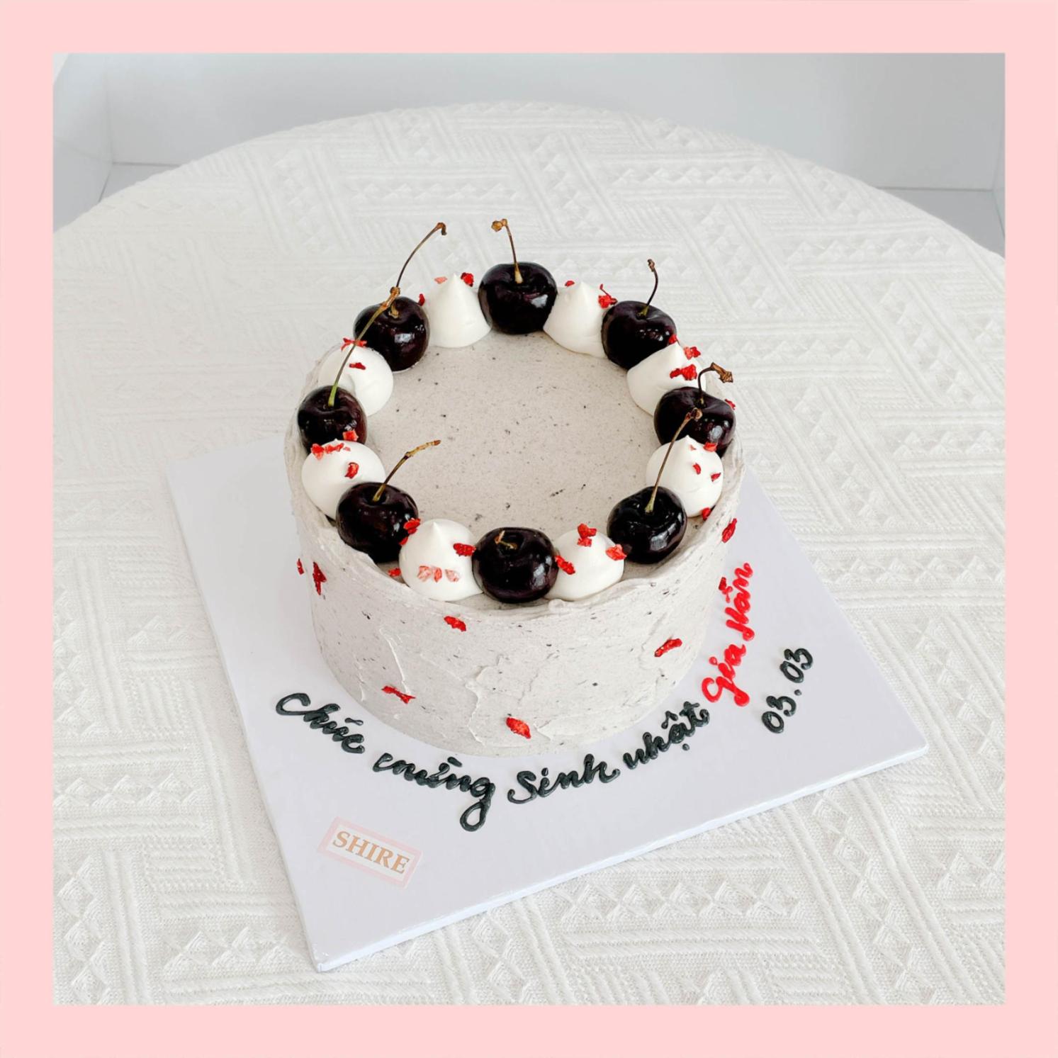 Bánh kem sữa oreo - Bánh kem sinh nhật